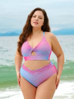 Multi V Cut Plus Size Bikini Bottom - Image 3