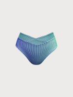Green V Cut Plus Size Bikini Bottom - Image 6