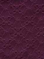 Burgundy Textured V Notch Bikini Top - Image 9