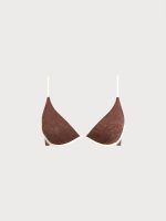 Dark Coffee Underwire Bikini Top - Image 6