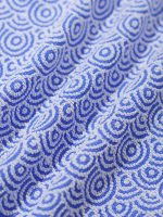 Blue Jacquard Cutout Surf Bra - Image 9