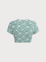 Green Jacquard Surf Short Sleeve - Image 6