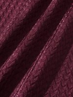 Burgundy Bow Plus Size Tankini Top - Image 9