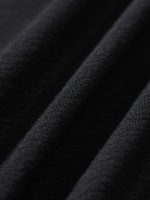 Black Wrap Cover-Up Midi Skirt - Image 8