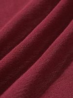 Wine Red Wrap Cover-Up Midi Skirt - Image 9