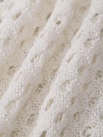 White Crochet Cover up Skirt - Image 7