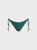 Green Monogram Tie Bikini Bottom - Image 9