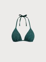 Green Monogram Halter Bikini Top - Image 9