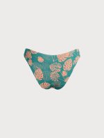 Green Floral Reversible Bikini Bottom - Image 8