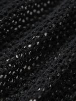 Black Round Neck Cover-up Dress - Image 7