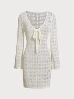 White V Neck Cover-up - Image 6