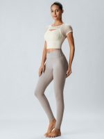 Cut Out Short Sleeve Top--Light Support - Image 3