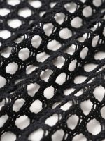 Black Crochet Cover-up Cardigan - Image 9