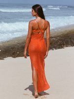 Orange Cover-up Dress - Image 4