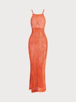 Orange Cover-up Dress - Image 6