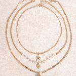 Gold Coastal Layered Necklace Set