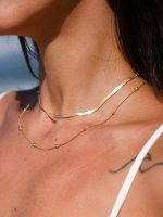 Golden Double Layer Necklace