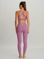 Pink Cut Out Leggings 24" - Image 3