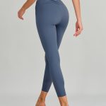 Blue Cut Out Leggings 24"