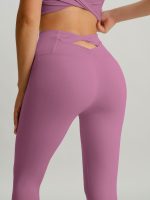Pink Cut Out Leggings 24" - Image 4