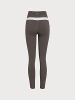 Dark Coffee High Waisted Pockets Leggings 26" - Image 8