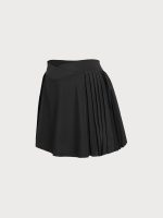 Black Pleated Tennis Skirt - Image 7