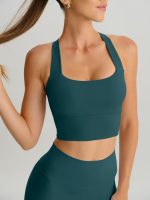 Blue Spruce Twist X-Cross Sports Bra - Light Support - Image 2