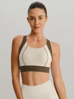 Ivory Contrast I-back Sports Bra - Light Support - Image 3