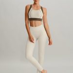 Ivory Contrast I-back Sports Bra - Light Support