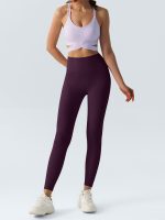 Purple Ribbed Cross Strap Sports Cami - Image 5