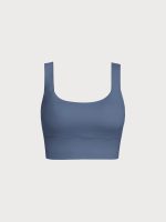 Blue Twist X-Cross Sports Bra - Light Support - Image 6