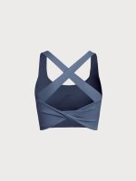 Blue Twist X-Cross Sports Bra - Light Support - Image 8