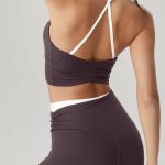 Purple Halter Sports Bra - Light Support