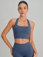 Blue Twist X-Cross Sports Bra - Light Support - Image 3