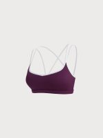 Purple X Cross Sports Bra - Light Support - Image 7