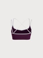 Purple X Cross Sports Bra - Light Support - Image 8
