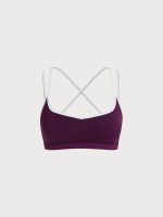 Purple X Cross Sports Bra - Light Support - Image 6