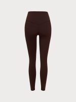 Dark Coffee Workout Leggings 24" - Image 13