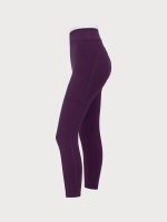 Purple Natural Waisted Leggings 25" - Image 9