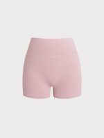 Pink Cut Out Shorts 3" - Image 6