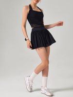 Black Mesh Sports Skirt - Image 7