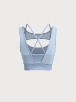 Blue Cutout X Cross Sports Tank Top - Image 9