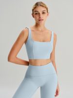 Light Blue Cutout Tank Top - Image 3