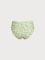 Grass Green Floral Print Surfing Bottom - Image 2