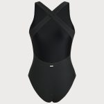 Black Crossback No Padding Surf One-Piece