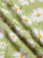 Grass Green Floral Print Surfing Top - Image 4