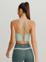 Light Green Yoga Cami - Light Support
