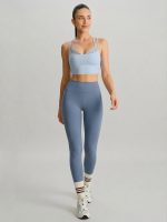 Light Blue I-back Sports Bra-Light Support - Image 3