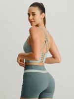Light Green Yoga Cami - Light Support - Image 3