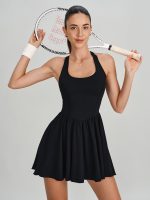 Black X-Back Dress